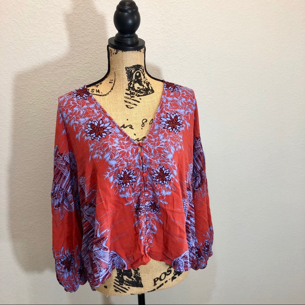 Free People Birds of a Feather Blouse